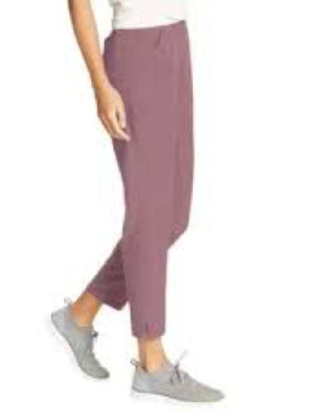 Eddie Bauer Traveler Ankle Pant, Dusty Violet/Purple - Size Small